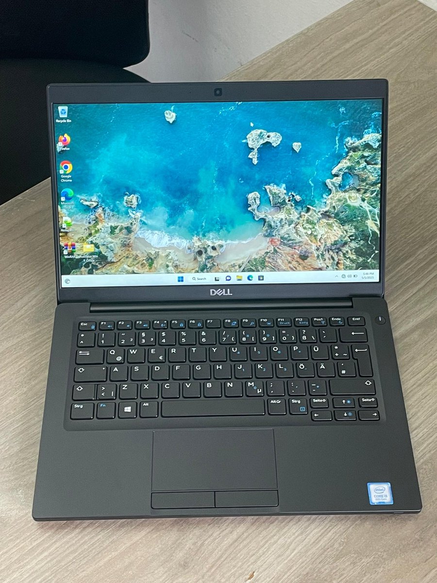 || Dell Latitude 7390 || 
|| Intel®️Core i5™️ -8th Gen||
|| 8gig Ram 256 gig SSD || 
|| Speed 1.9~ 4.0 @8cpus||
|| Intel UHD Graphics 620 4gig||
|| 13",Keyboard light,Active Sim Port,Type C slot,HDMI port,USB 3.1,SD card,LAN Port,Neat as seen,Excellent  🔋||
🏷️3000
0240418185