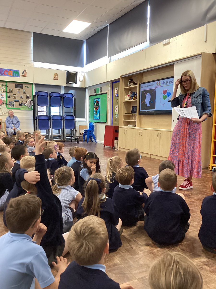 Thank you Jodie from the EP service who has shared lots of ways for us to look after our minds. We are ready to celebrate Mental Health Awareness Week ❤️ <a href="/WiganCouncil/">Wigan Council</a> <a href="/OURLADYSASPULL/">Our Lady's Aspull</a> <a href="/Year1MissL/">Year 1 at Our Lady's</a> <a href="/MissS_YR/">YR at Our Lady's</a> #ourladyspshe