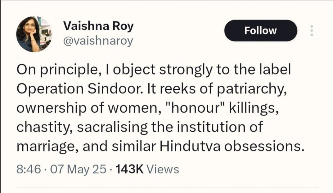 Correct !!
Let's rename Operation Sindoor with Operation Hijab !!
This will reek of Enlightenment, Liberalisation, Islamic chastity and dominance of equality !!🎯😂🔥