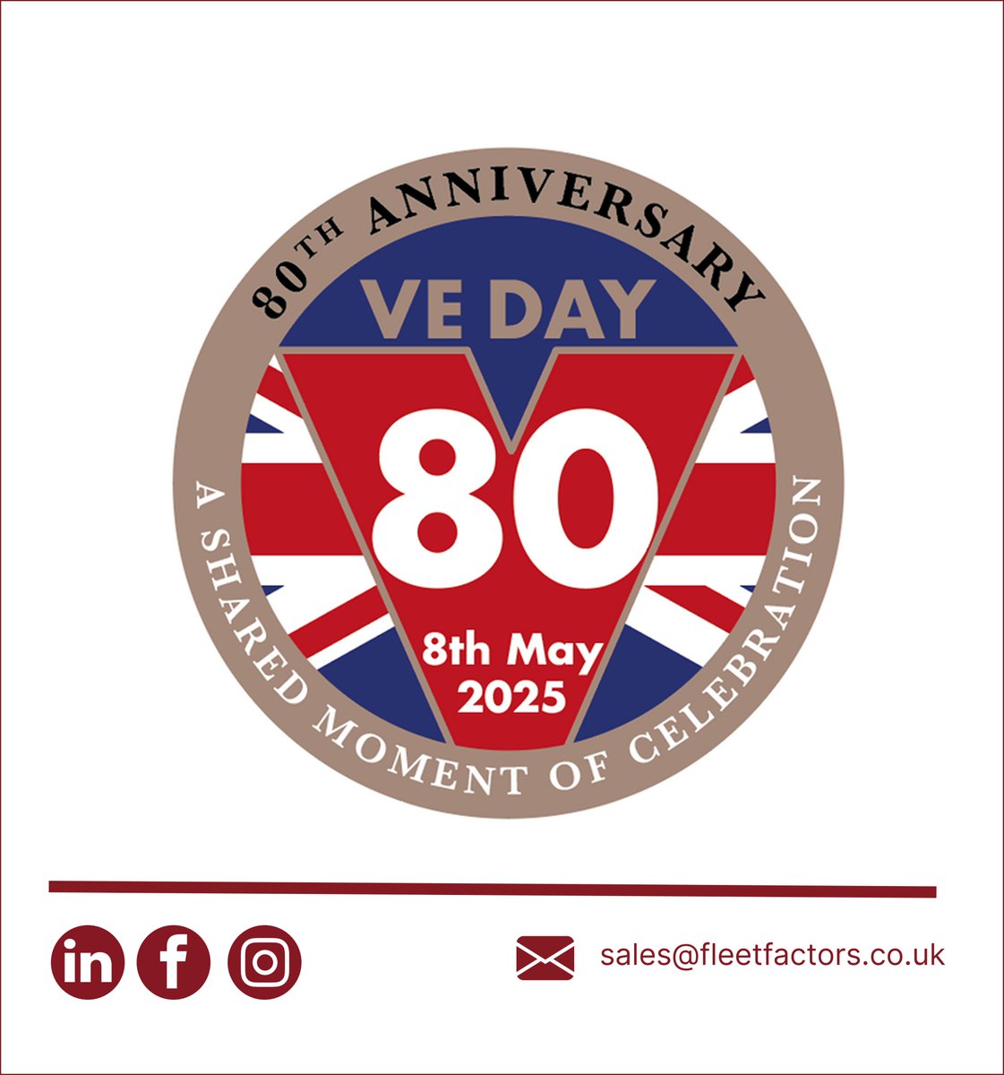 Remembering VE Day at Fleet Factors.

Today is VE Day (Victory in Europe Day), a day to remember the bravery, sacrifice, and tenacity of those who served during World War II. 🌹🕊️