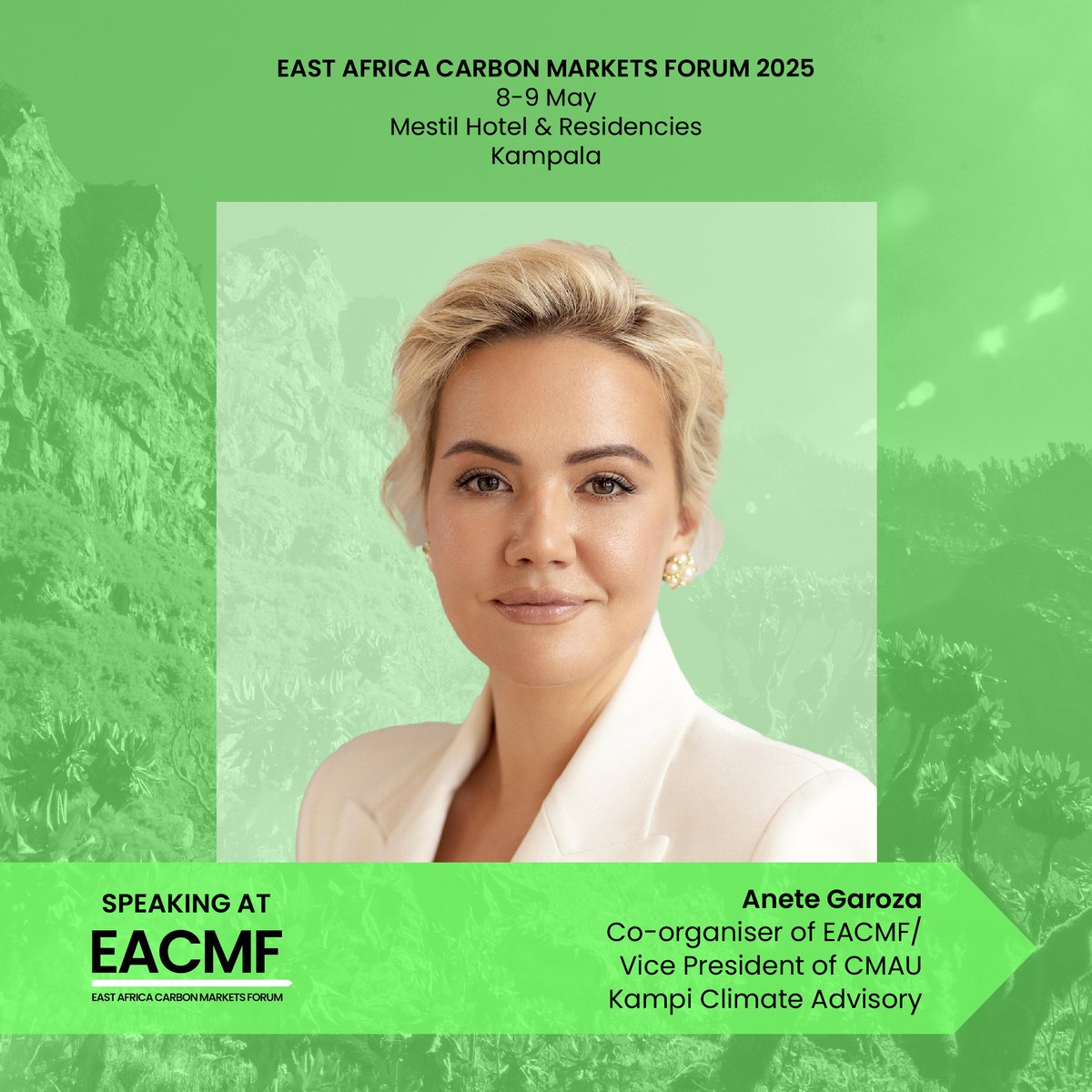 irumanyika's tweet photo. Happy to be here at the #EACMF at @MestilHotel
Looking forward to learn more about carbon markets from the subject matter experts. @AneteGaroza
@EAcarbonmarkets https://t.co/LXtDDLAsIg