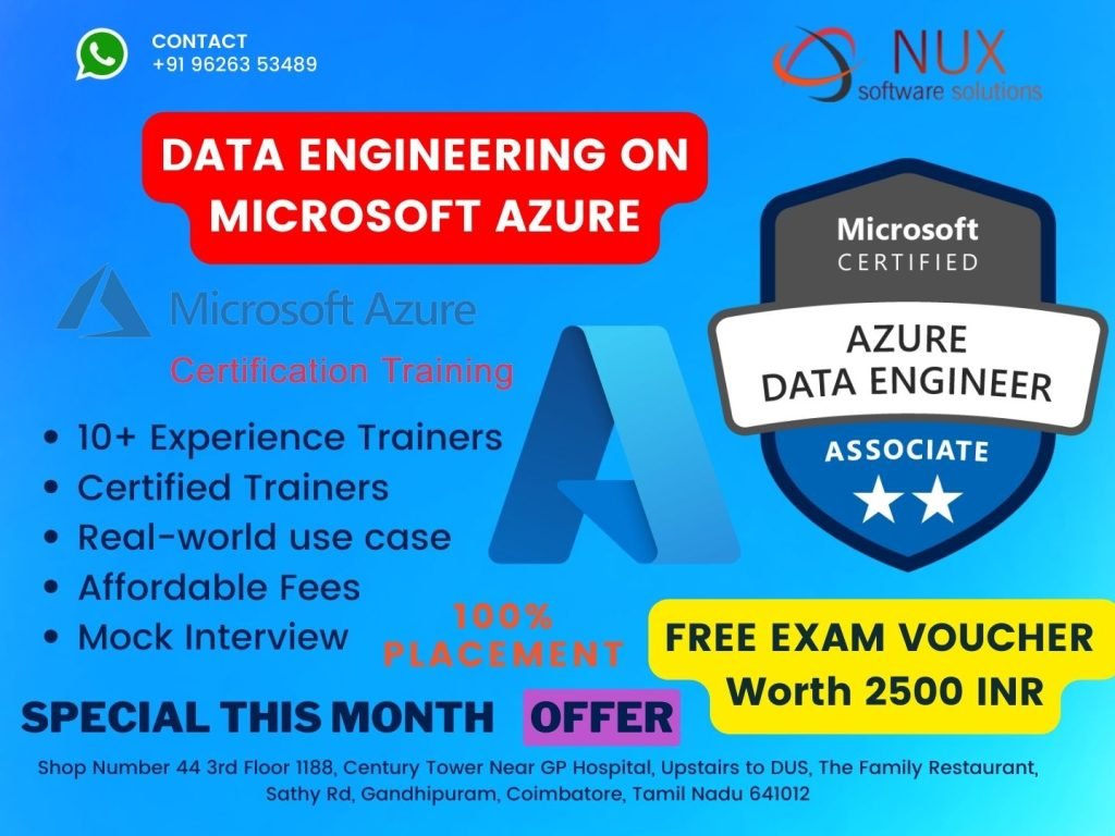 NuxSoftware's tweet photo. Data Engineering on Microsoft Azure DP-203
#DP203
#AzureDataEngineer
#AzureDataFactory
#AzureSynapseAnalytics
#AzureDatabricks
#AzureStreamAnalytics
#AzureEventHubs
#AzureDataLak
#AzureSQL
#AzureCosmosDB
#AzureBlobStorage
#AzureDataSolutions
#AzureCloud https://t.co/ZiRBVX2l0f