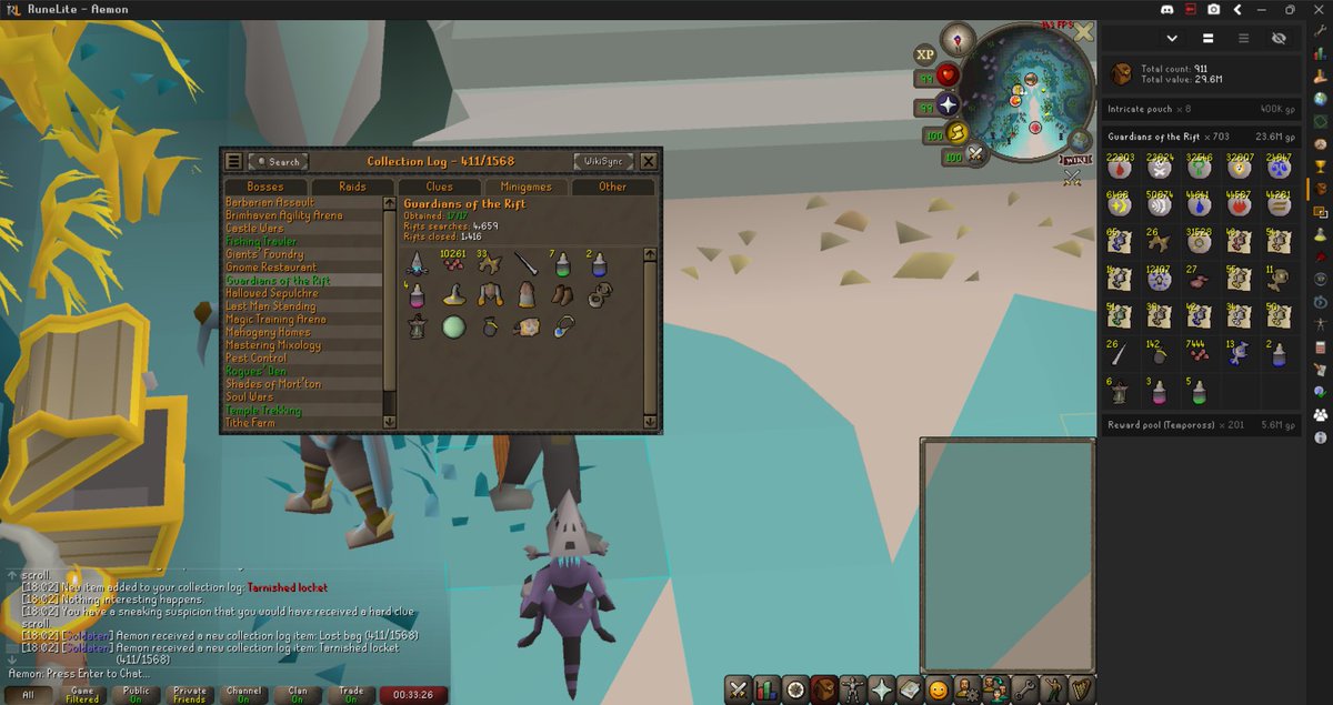 _dovv's tweet image. 73-99 RC via Guardians of the rift,
Got pet at 4605 searches