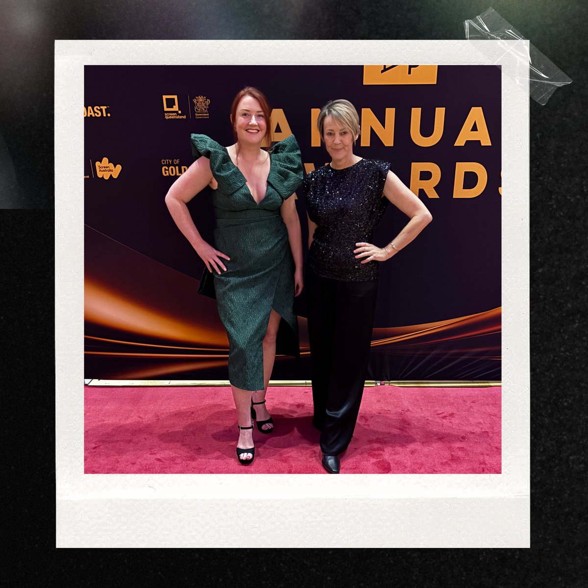 prosperoprods's tweet image. Julia and Mary bringing the glam to the SPA Awards tonight! 🤩 All eyes on Outback Truckers — fingers crossed for a big win! 🤞🏆

#SPAAwards #ScreenForever #OutbackTruckers #ProsperoTeam #AwardsNight