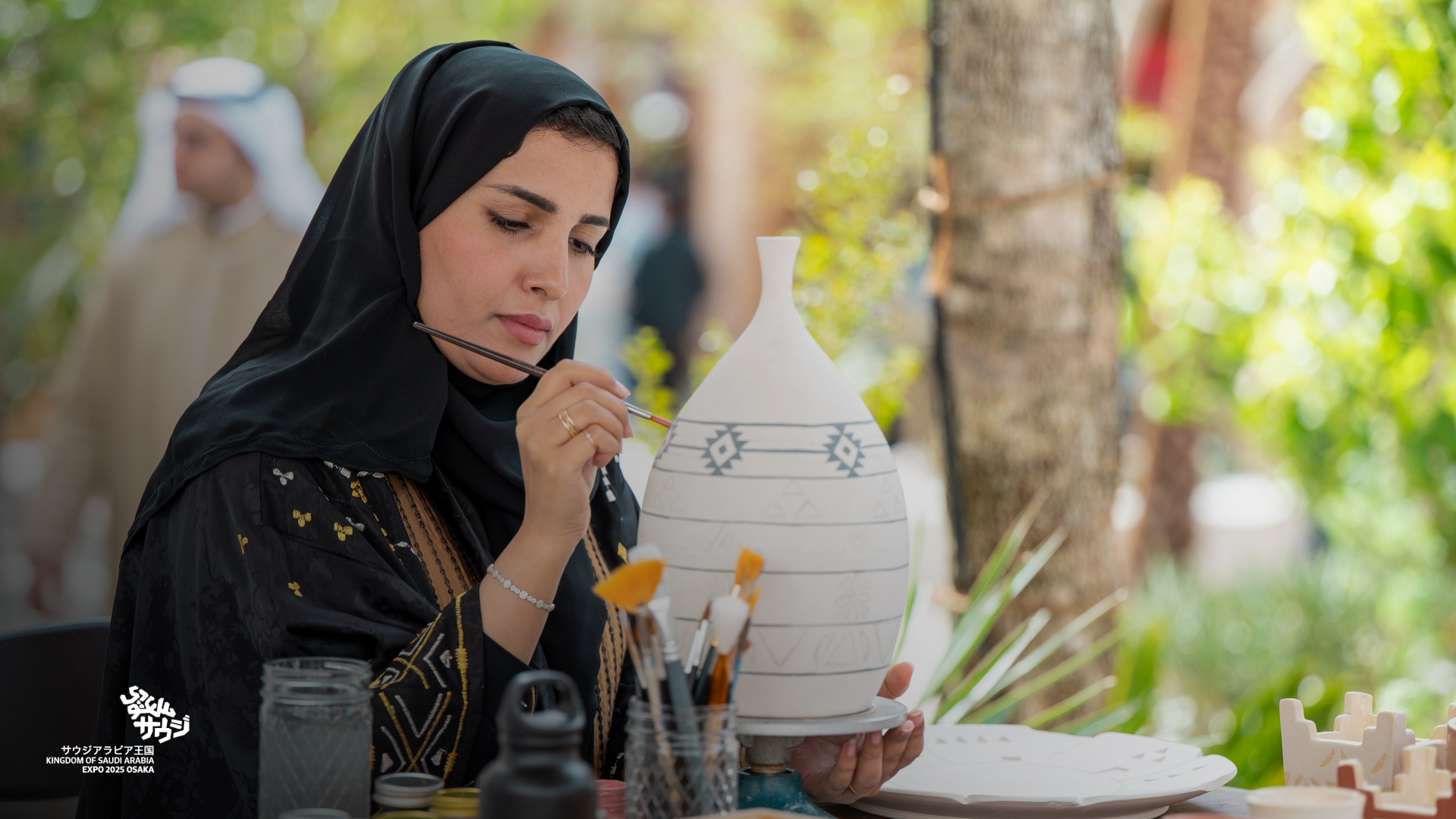 EXPO2025 サウジアラビア館　スカーフ EXPO2025 サウジアラビア館 スカーフ - メルカリ