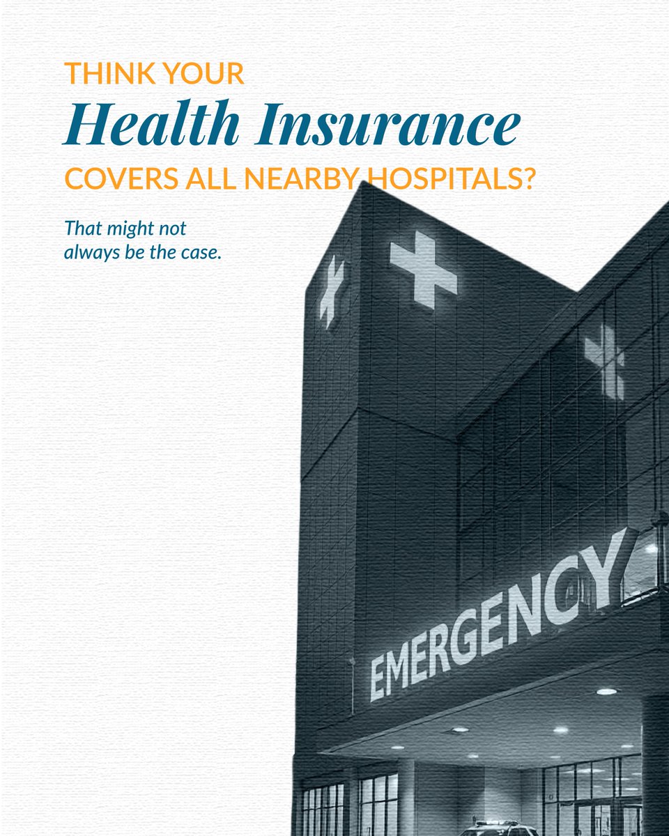 FinancialistHQ's tweet photo. Are you sure the hospital near your home is covered by your insurance?
Here’s a quick explainer on network hospitals, and why they matter. 🧵 https://t.co/jt8Vxhl0Zg