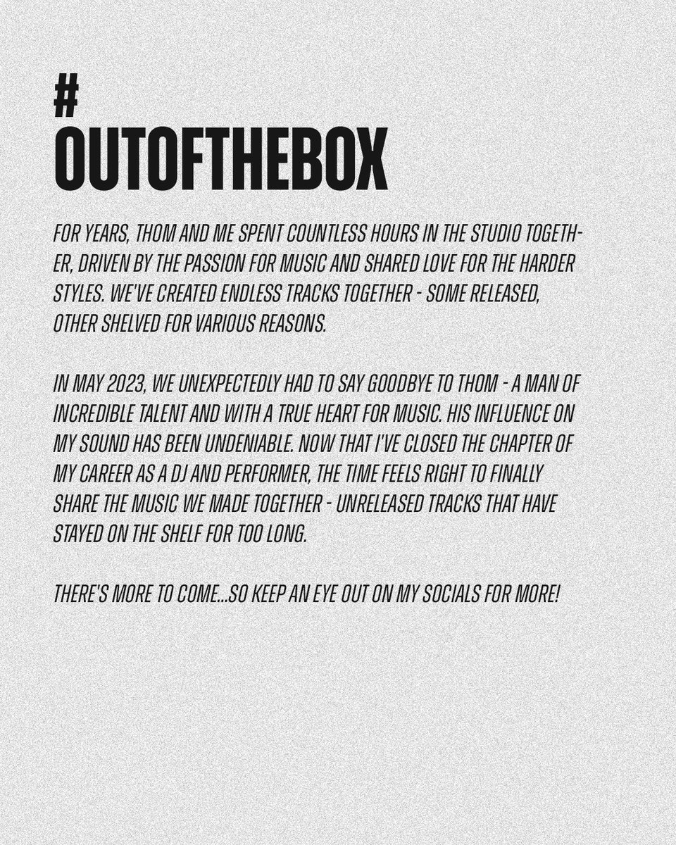 djtheprophet's tweet image. #OUTOFTHEBOX - more to come...