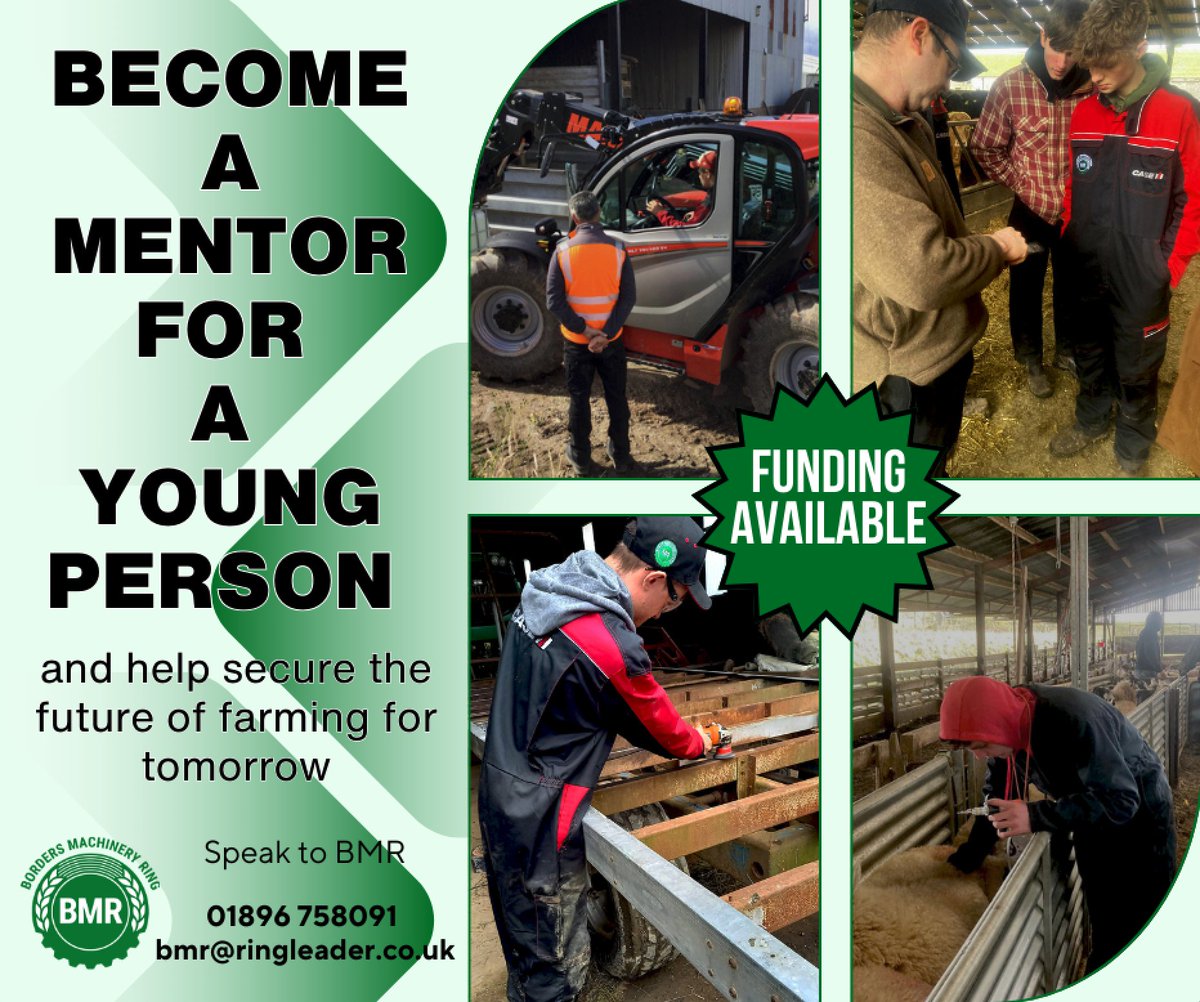 BordersMR's tweet image. We are now looking for farm placements in the Scottish Borders &amp;amp; Lothians for our next intake of Pre-Apprentices starting in July. Contact the BMR office to find out more.  #nextgeneration #preapprenticeship