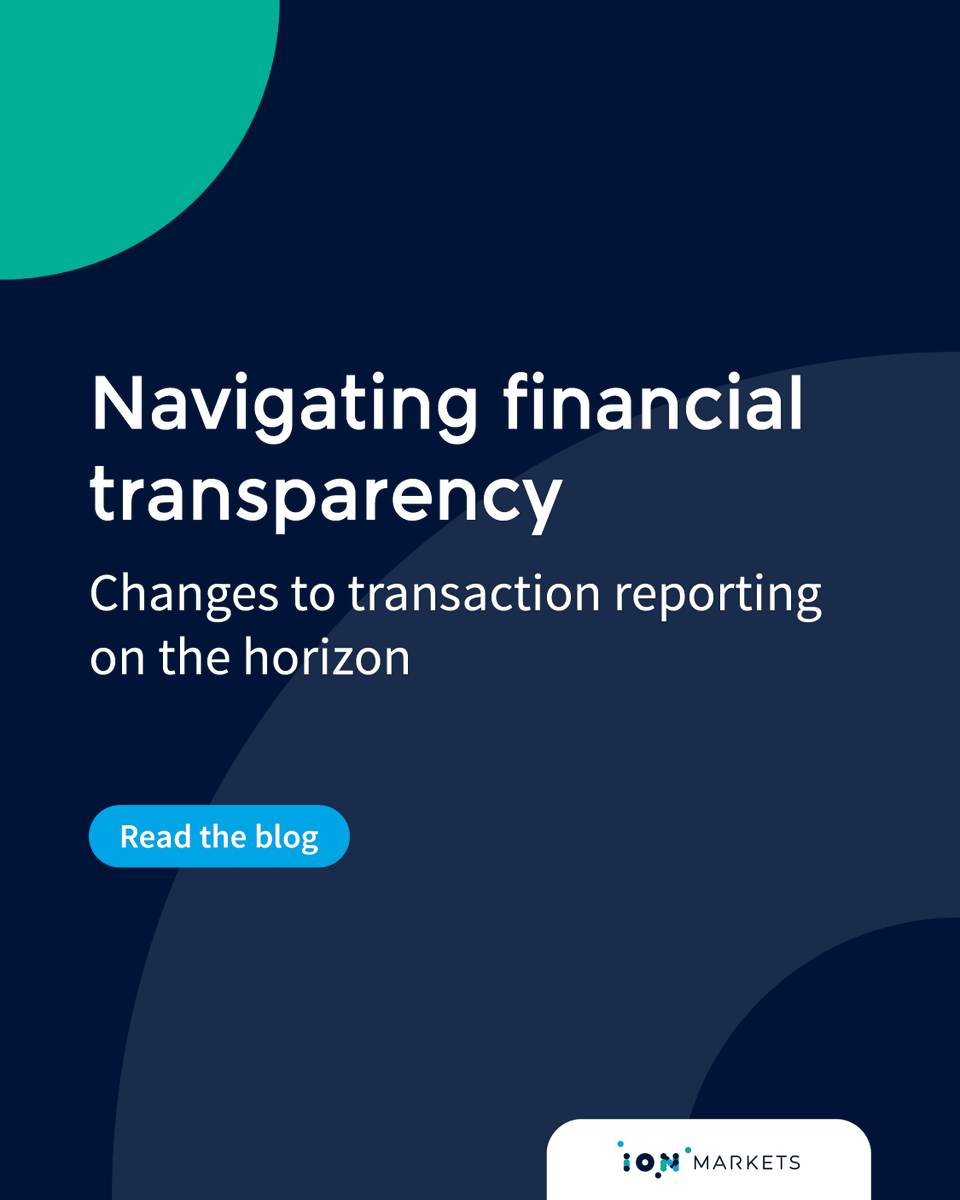 Transaction reporting in the UK and EU is changing, with plans to boost simplicity, keep costs down, and increase the appeal of capital markets. See more on our blog! on.iongroup.com/42IOLTf