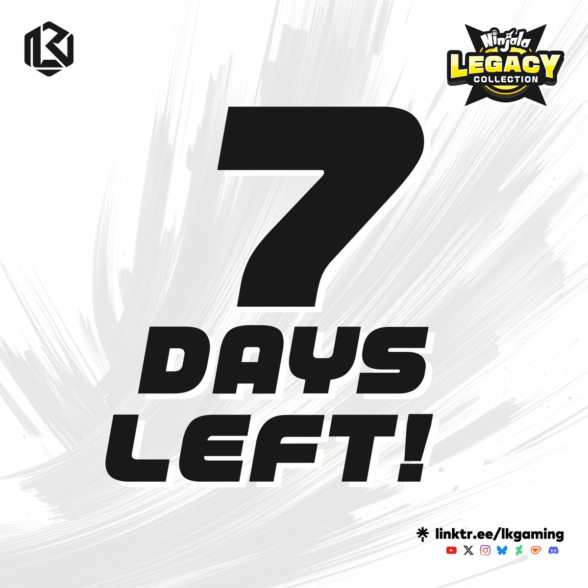 lkgaming_yt's tweet photo. Submissions for the #Ninjala LEGACY COLLECTION will close NEXT WEEK! Don’t miss this opportunity to showcase your creativity and become part of the all-star lineup!

Submit your OC via the Google Form below: https://t.co/10cIAsl9FP https://t.co/t7A1JJZwhh