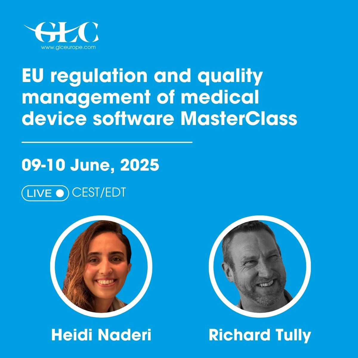 GLC_Europe's tweet image. &apos;EU MDR puts software safety first&apos;

Register now for EU Regulation and Quality Management of Medical Device Software MasterClass by Richard Tully &amp;amp; Heidi Naderi: bit.ly/3Ss8uR4 &amp;amp; bit.ly/3GFJinx

#glceurope #masterclass #medicaldevicesoftware #qualitymanagement