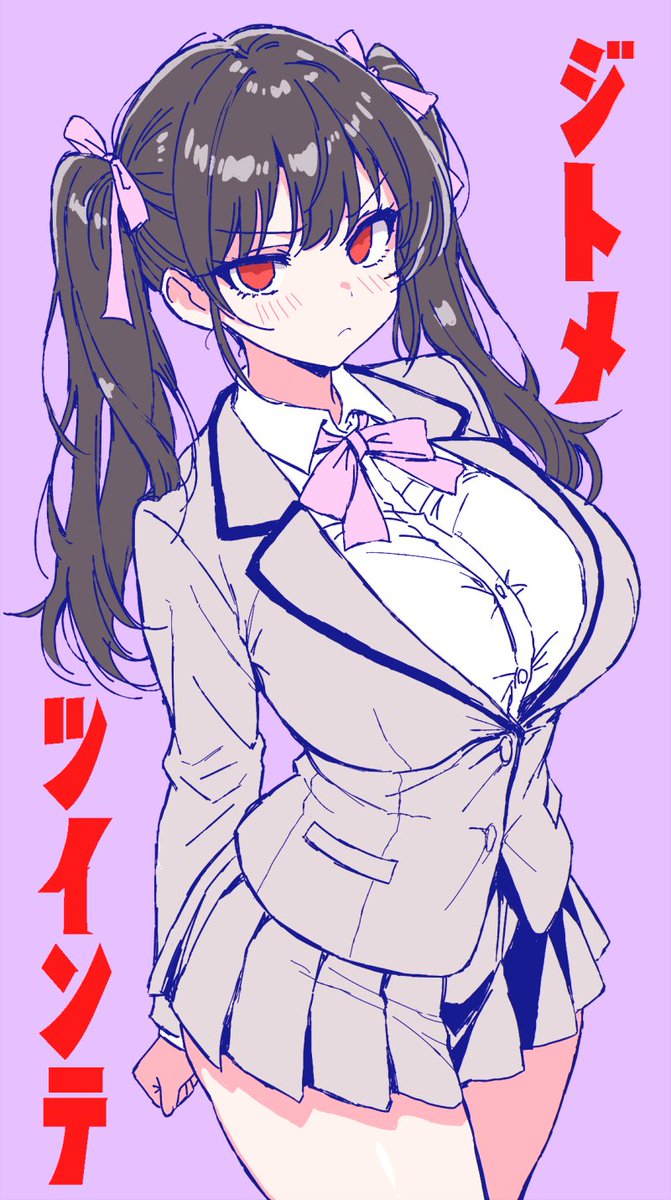 性癖女OC落書き 地雷系風味JK 