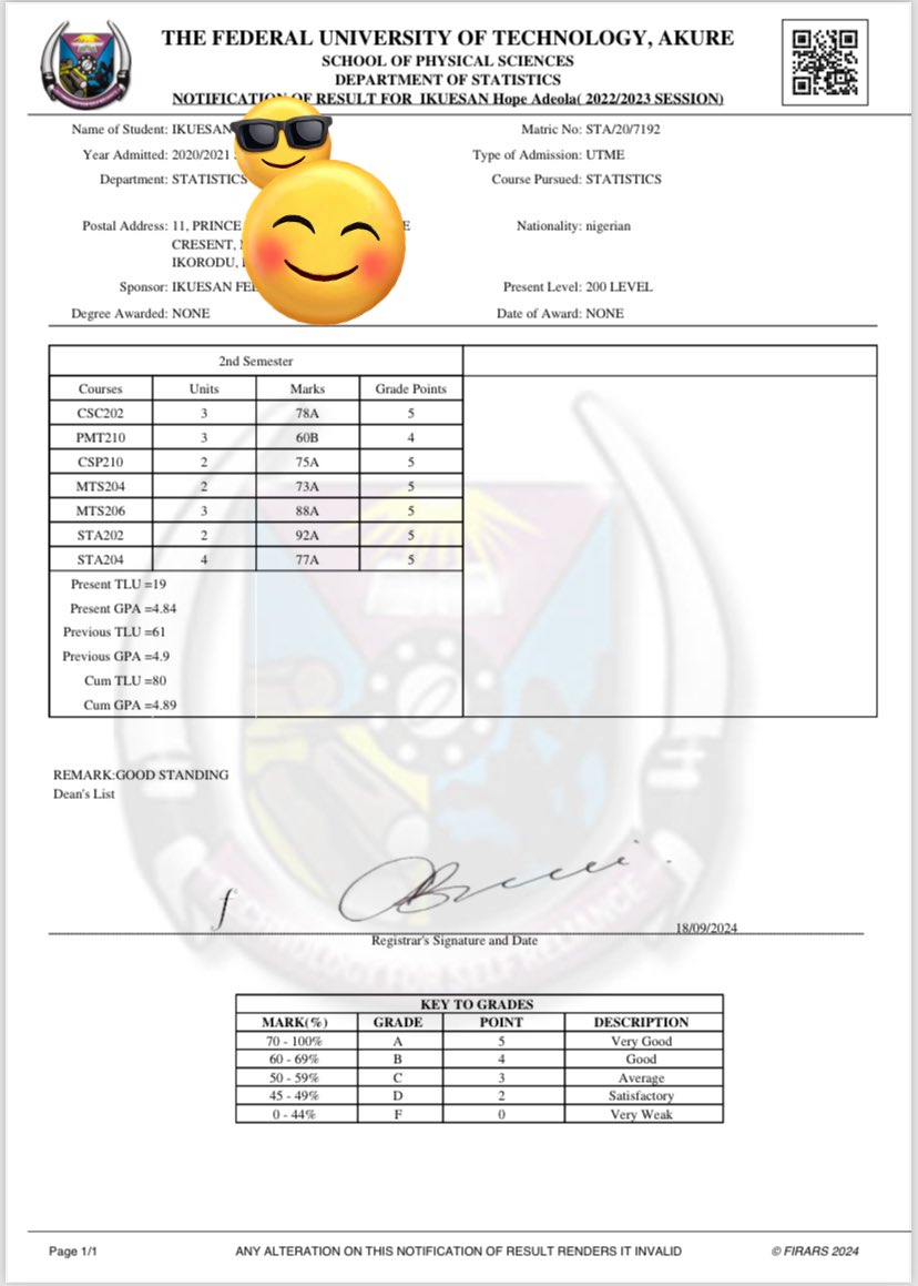PooKerLEE's tweet photo. Hello X family, i need y’all to come through for my kid sister.

Currently in 400L on a 5 year course at the federal university of technology Akure, department of Statistics.

She has a current CGPA of 4.91 &amp; needs to do her industrial training for 6 months in Lagos. Please help! https://t.co/jEploIhh4F
