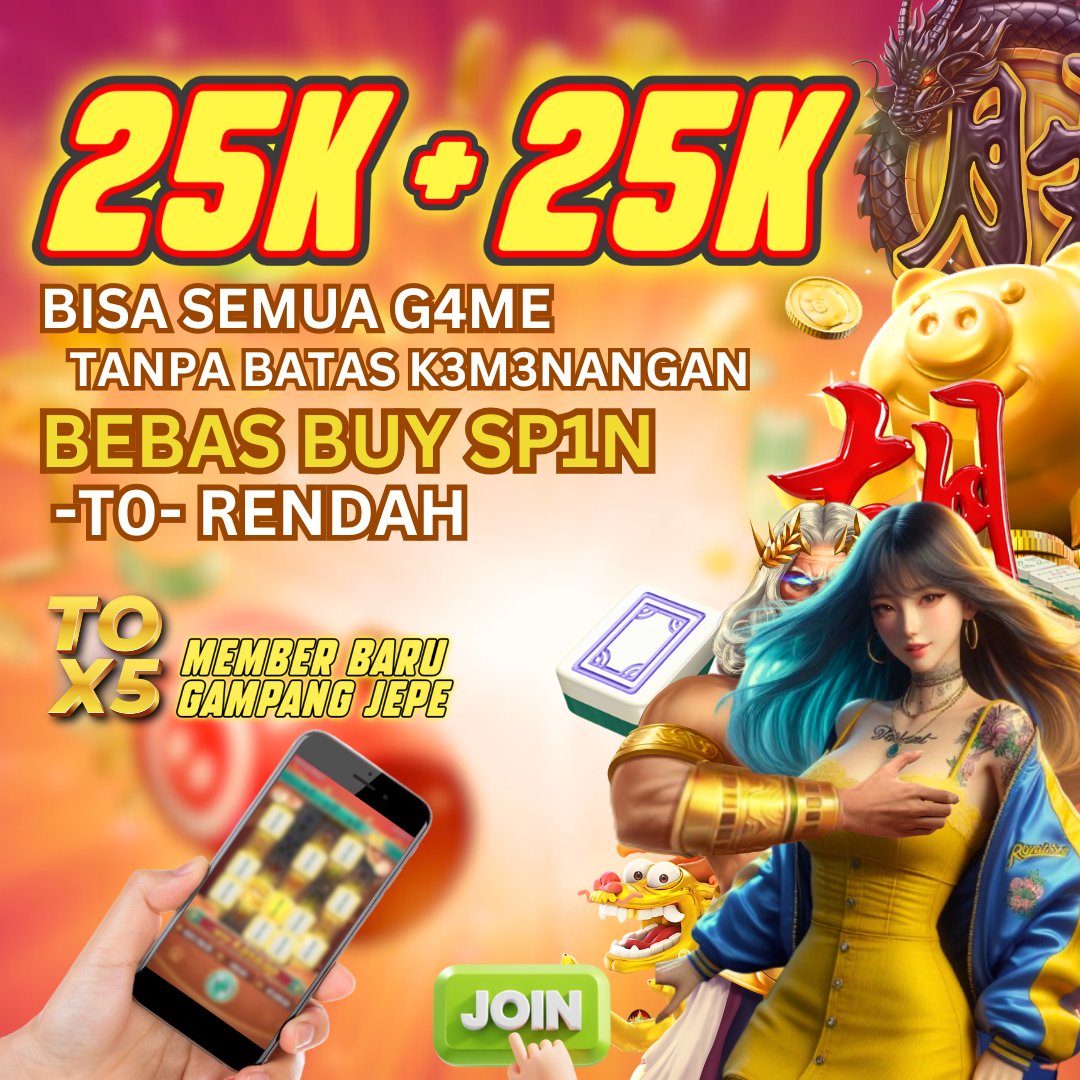 Interwinaltf's tweet image. Promo bonus dengan Isi 25rb dapat 25 rb jadi 50rb bonus 100% diawal dan to bettingan hanya x5 saja,

🔥 Bonus 25+25 🔥
✅ Semua Provider Slot
✅ Bebas Buyspin
✅ TO Bettingan x5
✅ TIDAK ADA BATAS KEMENANGAN / WD

🚫 DAFTAR DARI GOOGLE =  TIDAK BISA KLAIM
⚠️ WAJIB REFF AF1574293