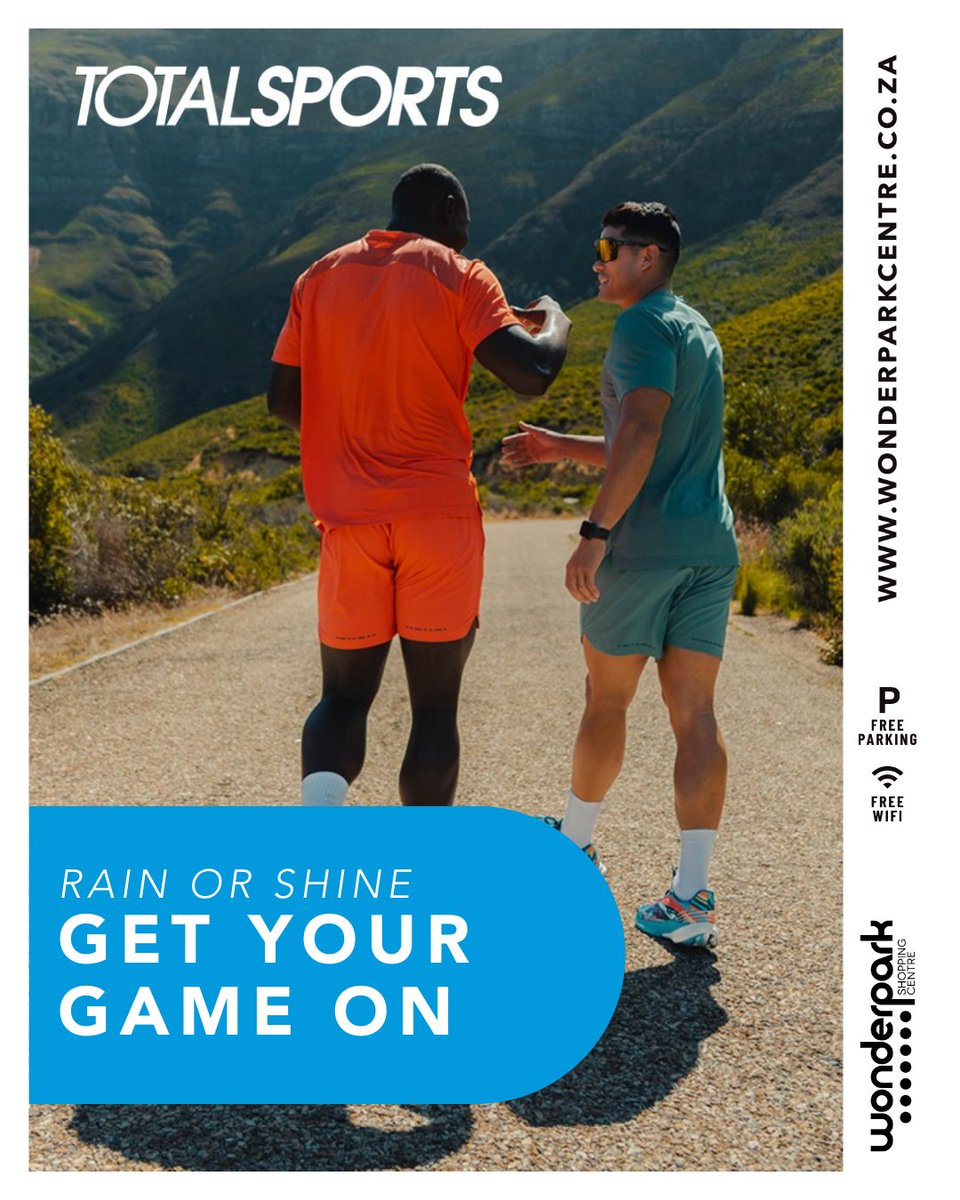 Whether you’re hitting the soccer field or staying in the gym, Total Sports has all the sporting goods you need to keep fit this winter! 

#TotalSports #WinterFitness #Wonderpark