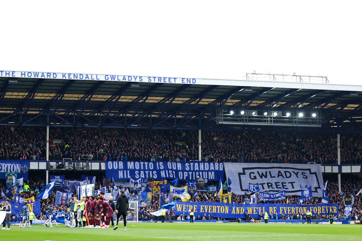🚨 Goodison Park Final Day Plans 🚨 

🔵 1878’s special coach welcome
🔵 One hour post match celebration with current and ex players, live musical performances and specially curated big screen content.
🔵 Food and drink available post match until 2:45pm