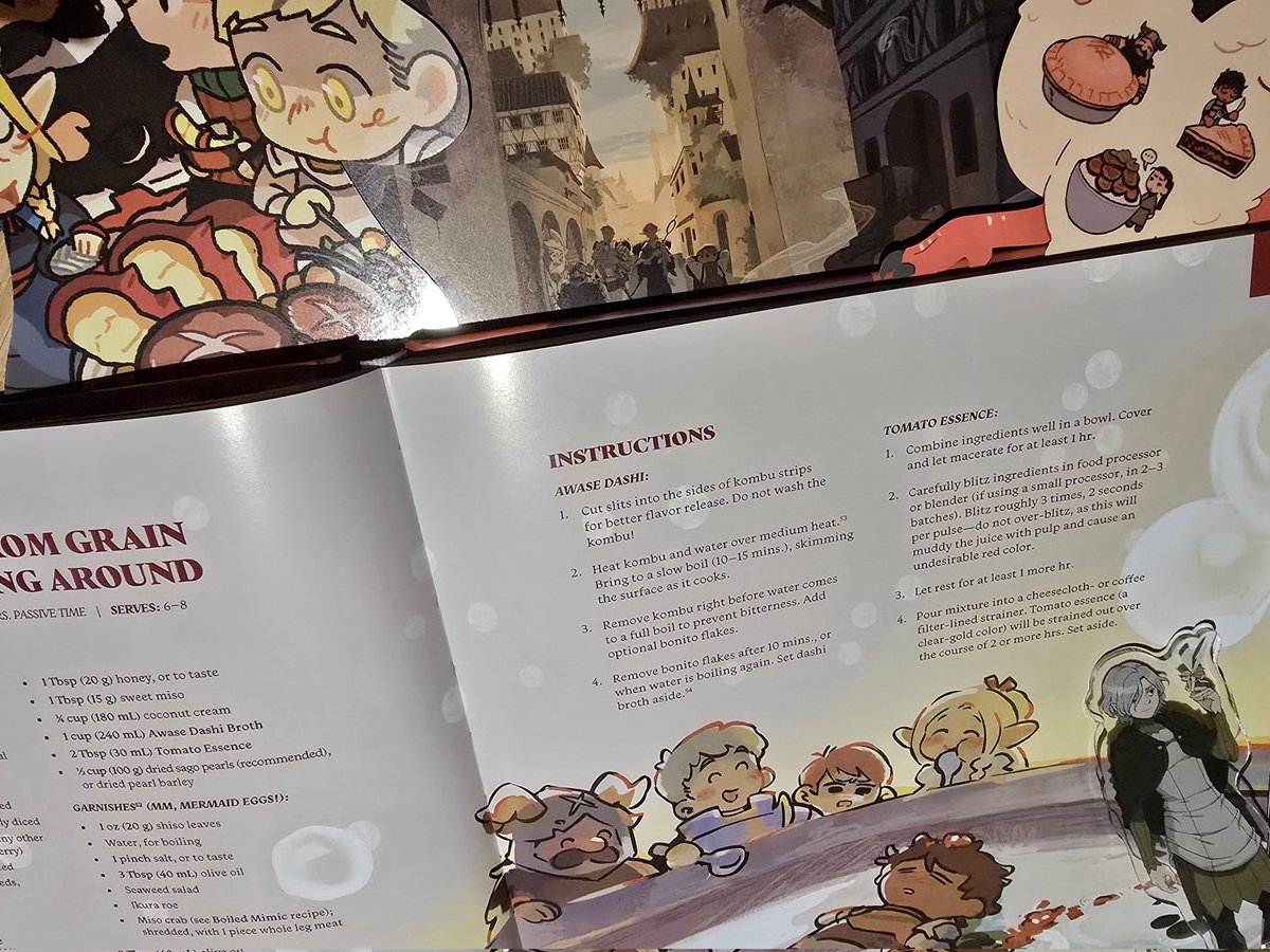 BAKU🐺 | VGEN COMMISSIONS OPEN!! (@bakucchis) on Twitter photo I finally got my <a href="/dunmeshizine/">Dungeon Meshi Cookbook Zine 🍖</a> bundle hehe 🥹🙏 everything is sooo cute and so worth the wait I'm so happy and in awe of all the yummy recipes and gorgeous art!! (´TωT`) best decision of my life!!! I can't wait to try out some of the recipes (*≧д≦)🩷 I finally got my <a href="/dunmeshizine/">Dungeon Meshi Cookbook Zine 🍖</a> bundle hehe 🥹🙏 everything is sooo cute and so worth the wait I'm so happy and in awe of all the yummy recipes and gorgeous art!! (´TωT`) best decision of my life!!! I can't wait to try out some of the recipes (*≧д≦)🩷