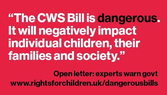 Many people still don’t understand or realise what negative impact the Children’s Wellbeing and Schools bill will have. #AreYouListeningNow rightsforchildren.uk/open-letter-on…