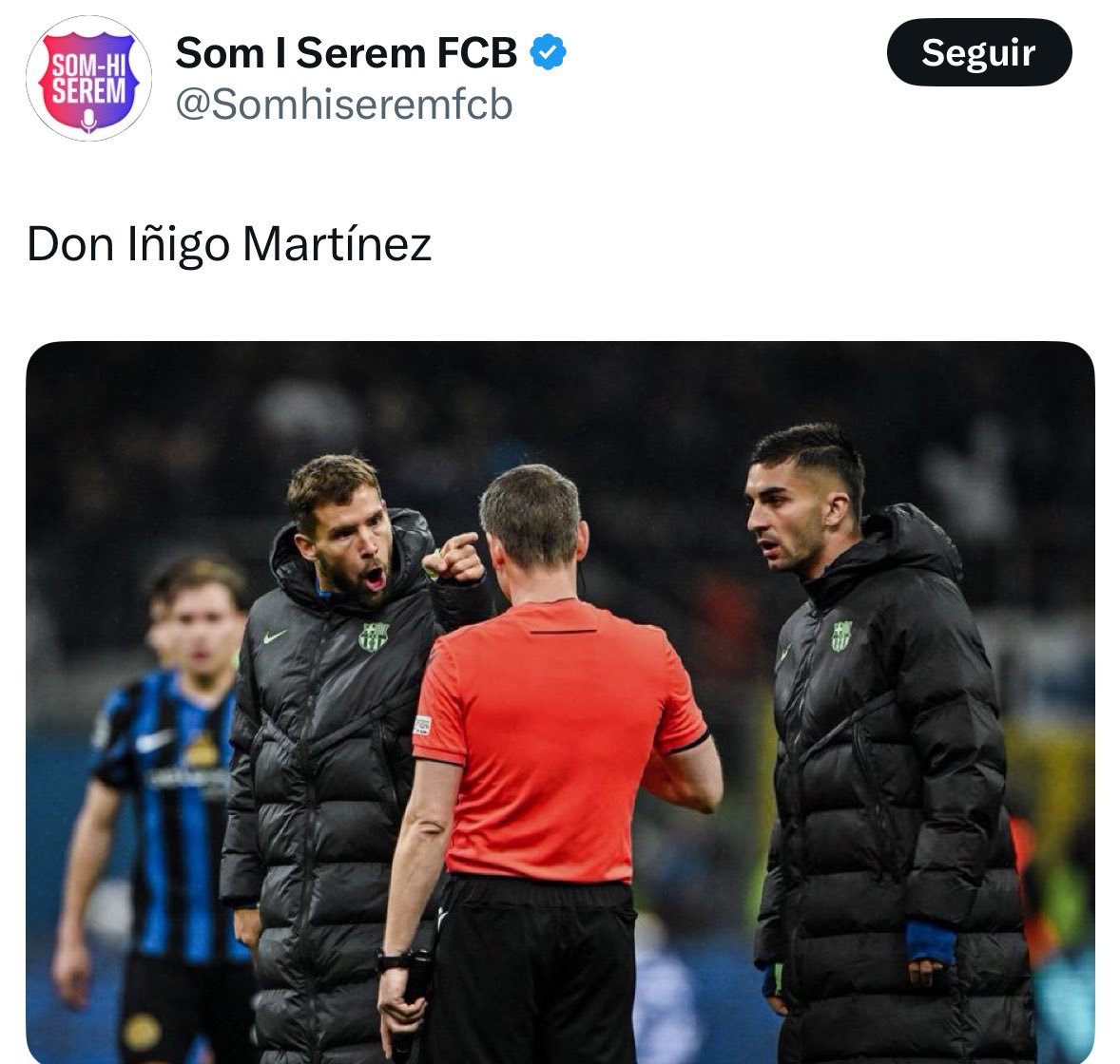 Fijaros en la doble vara de medir.

Si lo hace Vinicius que malo es 🤬🤬

Pero si lo hace Iñigo vaya padre 🐐🔥