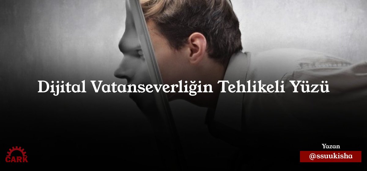 "Dijital milliyetçilik, artık bir ülkeyi sevmek anlamına gelmiyor. Tam tersine, “eleştirmemek”, “sorgulamamak”, “tek ses olmak” gibi tehlikeli bir sadakat anlayışına dönüşmüş durumda."

🖊 | @ssuukisha

medium.com/@carkdergi/dij…