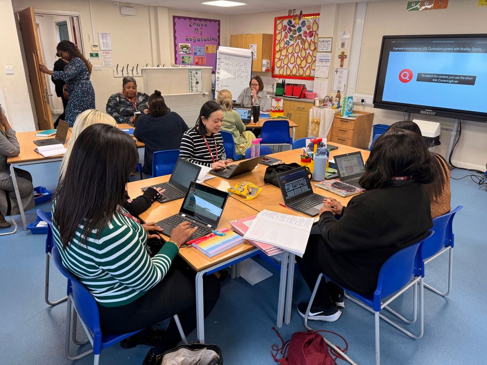 LGfL♥️ (@lgfl) on Twitter photo Our learning resources consultant <a href="/BradleyDardis/">Bradley Dardis 🤖</a> enjoyed a lovely morning in East Ham yesterday with the team at St Michael’s Catholic Primary!
We dropped in for a session on LGfL’s award-winning learning resources and support, provided free of charge!
Great energy from staff Our learning resources consultant <a href="/BradleyDardis/">Bradley Dardis 🤖</a> enjoyed a lovely morning in East Ham yesterday with the team at St Michael’s Catholic Primary!
We dropped in for a session on LGfL’s award-winning learning resources and support, provided free of charge!
Great energy from staff