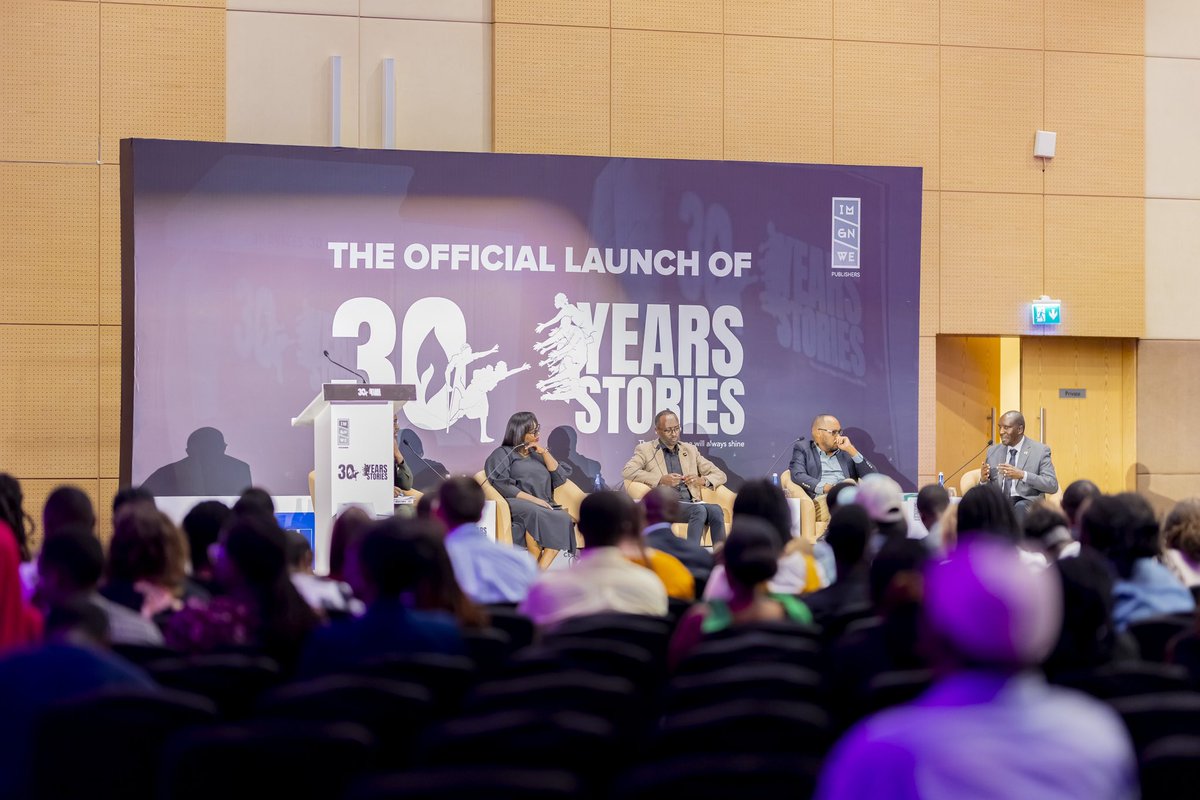 During the official launch of 30 Years, 30 Stories Book, We had a meaningful panel discussion on Preserving Memory, Powering Resilience.

They shared profound reflections on the power of narrative in Rwanda’s healing process and emphasized the importance of memory preservations!