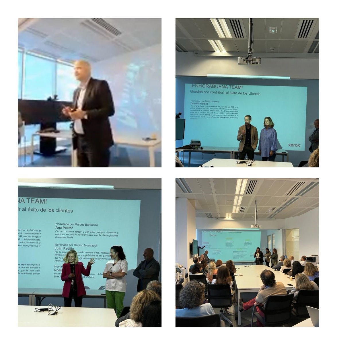 Celebramos nuestra segunda reunión de comunicación  donde es siempre un placer reunirnos como equipo, compartir ideas y seguir avanzando con una visión común 👏 ¡Enhorabuena a todos los empleados que fueron reconocidos por su dedicación, compromiso y contribución al equipo!