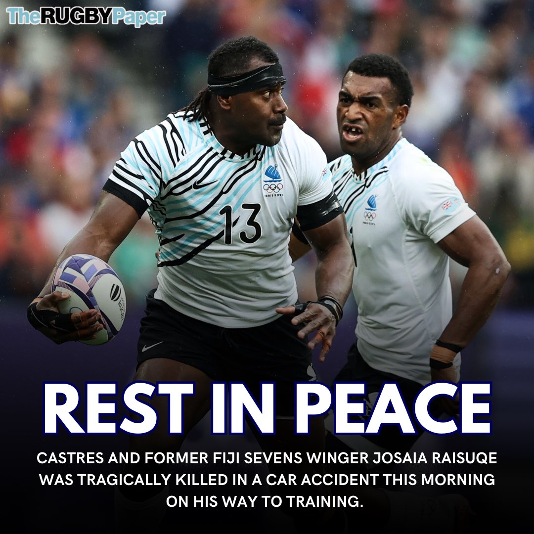 The Rugby Paper (@therugbypaper) on Twitter photo Just 30-years-old. 
Our thoughts are with Josaia’s family and friends 🙏 Just 30-years-old. 
Our thoughts are with Josaia’s family and friends 🙏