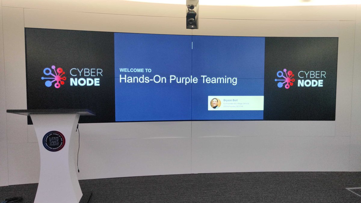 scythe_io's tweet image. Time flies when you&apos;re having fun or delivering Purple Teaming workshops for #WiCSME in Dubai 🇦🇪 Our founder and CEO @brysonbort has been on the ground sharing real-world threat emulation strategies, bridging gaps between red and blue teams, and empowering women in cybersecurity…