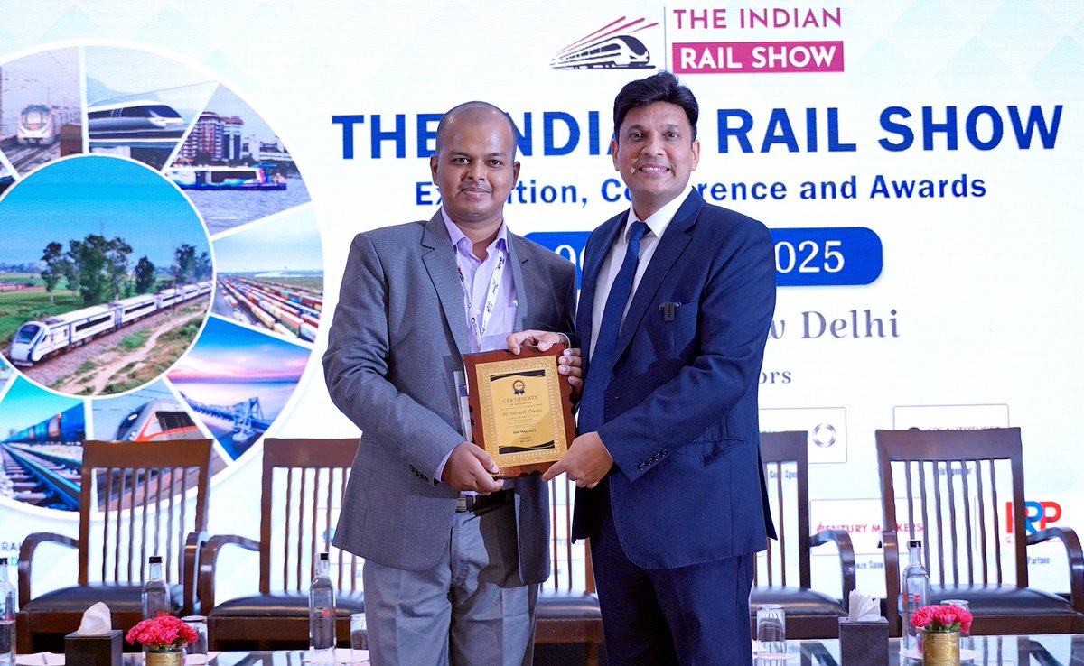 prprofessional7's tweet photo. At the Indian Rail Show 2025, our Founder &amp; MD, Mr. Sarvesh Tiwari, shared powerful insights on navigating sensitive situations through effective communication.

@SarveshSays @RailMinIndia 

#PRProfessionals #SarveshTiwari #CrisisCommunication #IndianRailShow2025 #LeadershipInPR https://t.co/yVU9k5h7aC