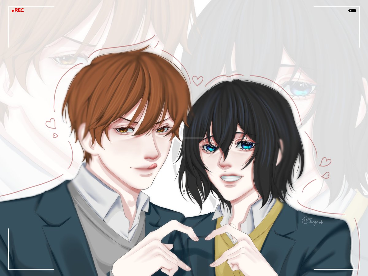 Original  vs  My Artstyle + Horimiya-gender swap
#horimiyaanime #hori #miyamuraizumi #genderswap #digitalart #anime #fanart