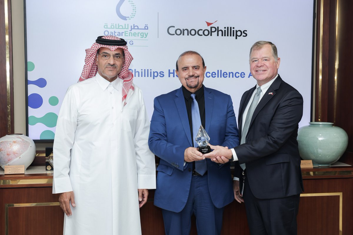 QatarEnergy LNG was recently honoured with the ConocoPhillips HSE Excellence Awards for outstanding safety leadership.

#QatarEnergyLNG