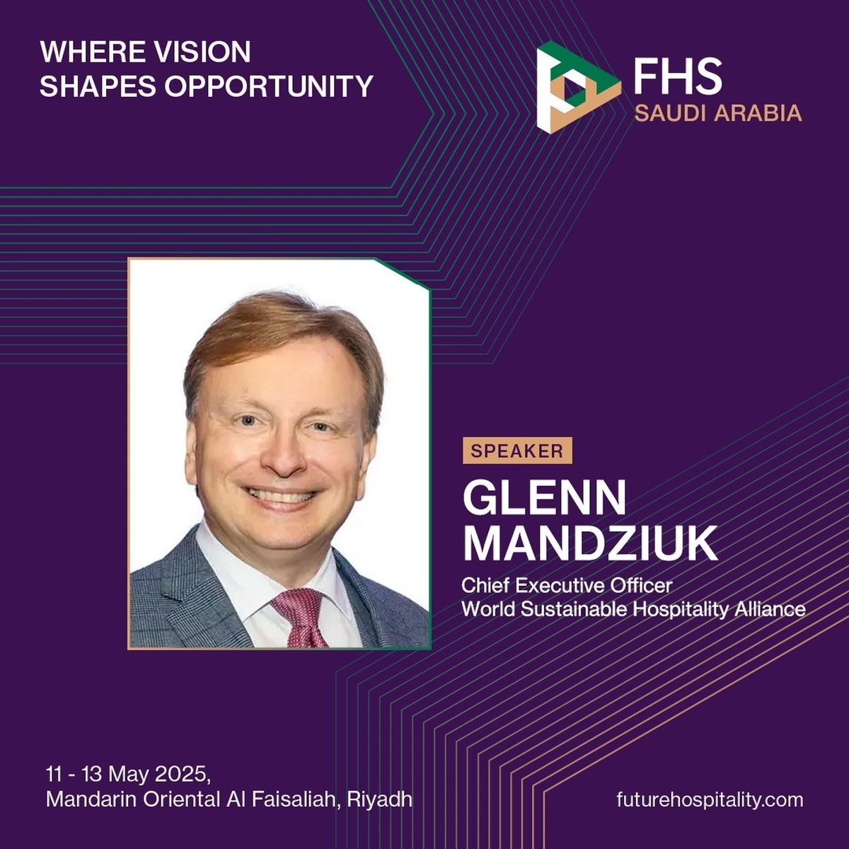 World Sustainable Hospitality Alliance (@susthosalliance) on Twitter photo Excited to see our #CEO, <a href="/GWMandziuk/">Glenn Mandziuk</a>, speak at <a href="/FuturHospSummit/">Future Hospitality Summit</a>!
📅 11 May: Rethinking #Hospitality Schools – Shaping the future of talent 👩🏾🍳
📅 13 May: Revitalising Aging Assets – Driving #energyefficiency and #innovation 💡
If you're at #FHSSaudiArabia, join the conversation! Excited to see our #CEO, <a href="/GWMandziuk/">Glenn Mandziuk</a>, speak at <a href="/FuturHospSummit/">Future Hospitality Summit</a>!
📅 11 May: Rethinking #Hospitality Schools – Shaping the future of talent 👩🏾🍳
📅 13 May: Revitalising Aging Assets – Driving #energyefficiency and #innovation 💡
If you're at #FHSSaudiArabia, join the conversation!