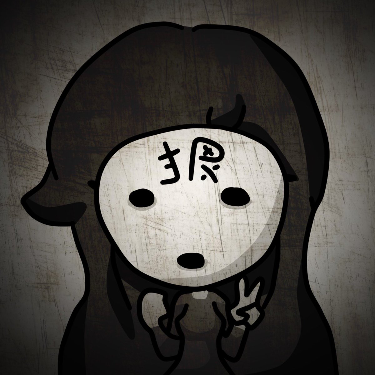 SPoint2009's tweet photo. Susie x dekma 

(I don’t know the translation on the mask🥶)

#dsand00 #myghostfriend https://t.co/t5xoIIfuyX