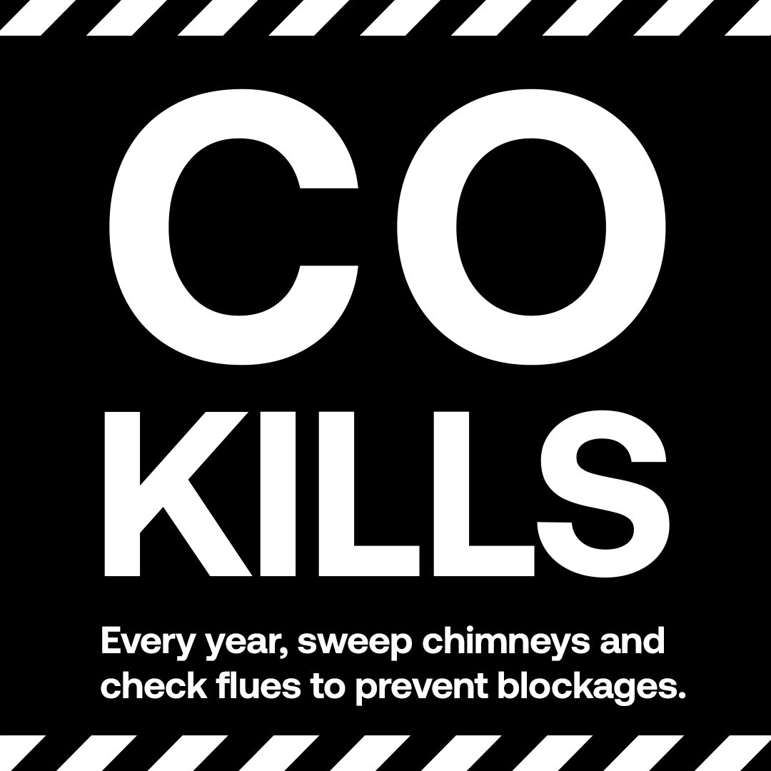 Faulty gas appliances can release carbon monoxide (CO).

Do you know the signs of a CO leak? They include floppy orange or yellow flames, soot or brown staining on or around the appliance and excess condensation. <a href="/CadentGasLtd/">Cadent</a> 

Find out more cadentgas.com/suspect-carbon…