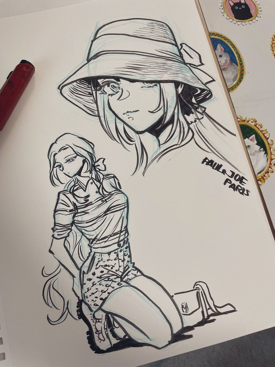 ぽるじょで貰ったカタログが素敵だったので微トレス落書き
モデル🌹ちゃん、📸はジュ