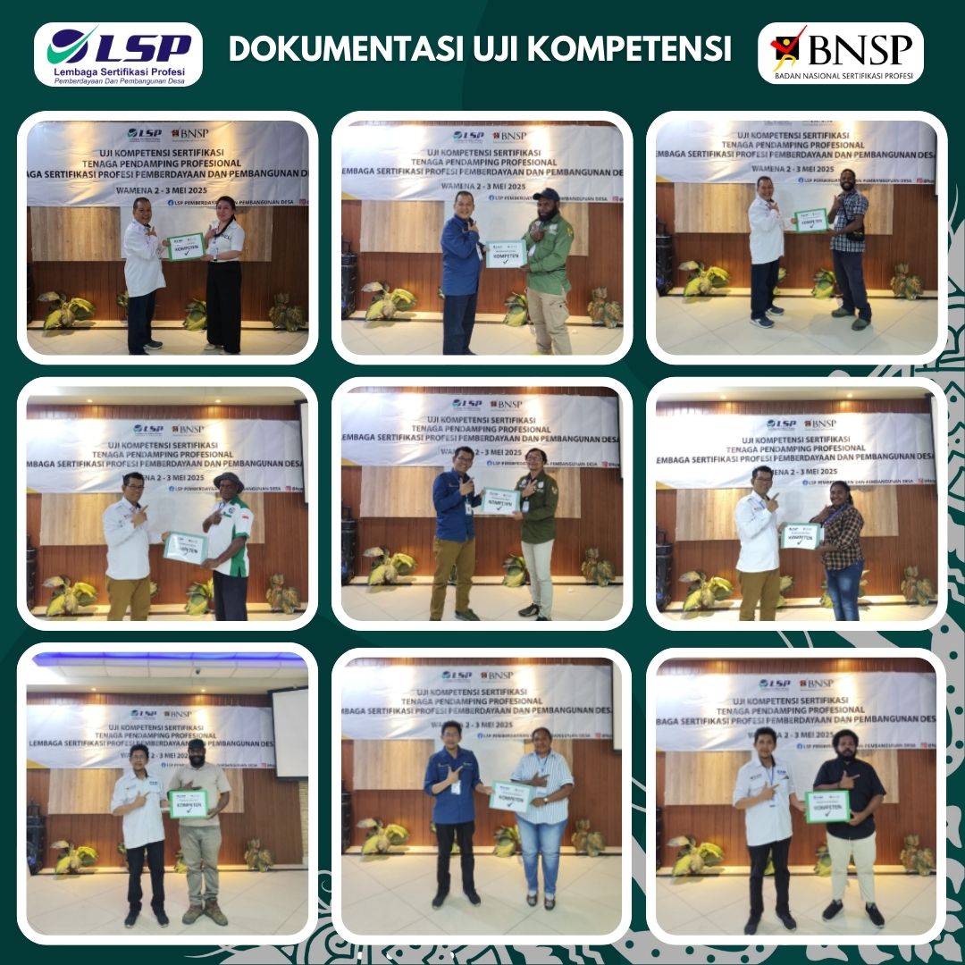 LSPP2D's tweet image. Dokumentasi dari para peserta TPP Prov. Papua Pegunungan dengan semangat kompeten telah berjalan dengan harmoni dan lancar. Bertempat di TUK Wamena Gelombang 2, Papua Pegunungan.

Salam &quot;Kompeten&quot;. 📷📷
Asesor yang bertugas:
- Choiril Akbar
- Nur Kholis
- Achmad Labib