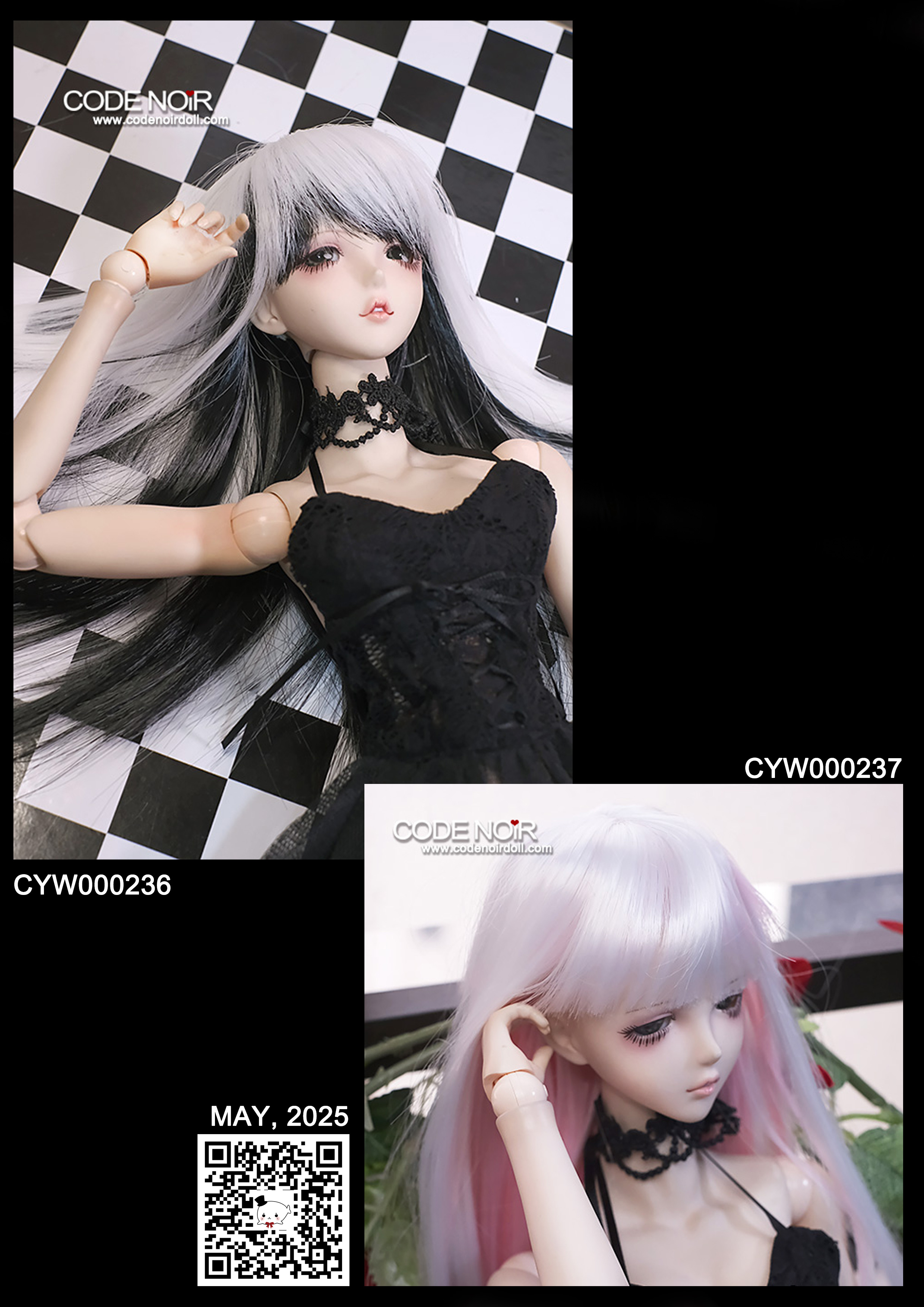 球体関節人形 ドール キャストドール CODENOiR バニー 白 SD17