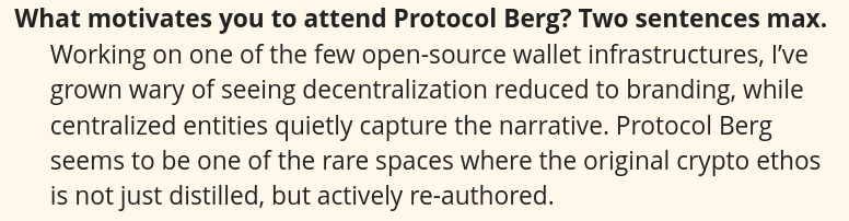 protocol_berg's tweet photo. We don't reduce decentralization to branding. https://t.co/sYbZ55rI2W