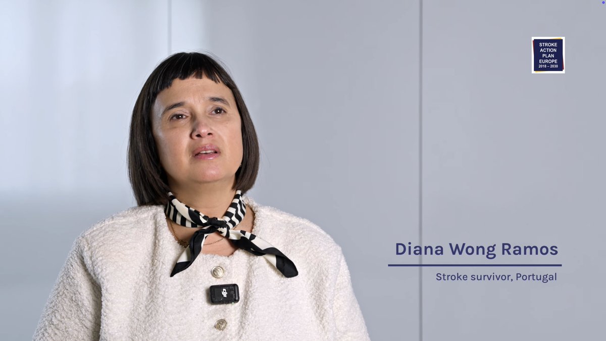 📣 In the countdown to #EuropeanStrokeAwarenessDay, stroke survivor &amp; advocate Diana Wong Ramos shares why the #StrokeServiceTracker is so powerful.  💬 “Policymakers need data.”

Click to view 👉 bit.ly/3ECTv3D

#ESAD2025
#StrokeActionPlanforEurope