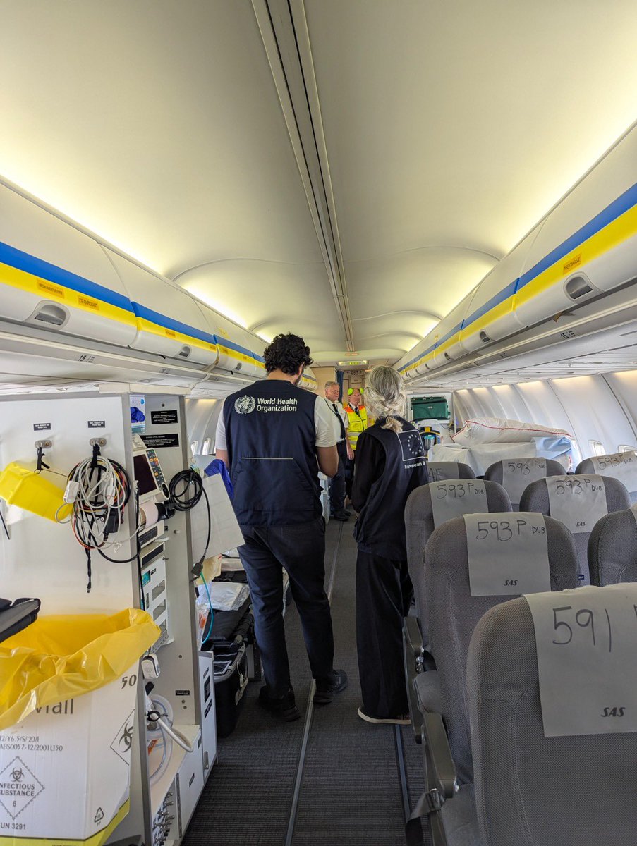 WHO Egypt (@whoegypt) on Twitter photo This week, 6 children patients from #Gaza, along with 12 companions, arrived in Ireland 🇮🇪 to receive specialized medical care. Another group of 2 patients and 4 companions arrived in Norway🇳🇴
These evacuations were led by <a href="/mohpegypt/">وزارة الصحة والسكان المصرية</a> in collaboration with <a href="/WHOEgypt/">WHO Egypt</a> and <a href="/eu_echo/">EU Civil Protection & Humanitarian Aid 🇪🇺</a> This week, 6 children patients from #Gaza, along with 12 companions, arrived in Ireland 🇮🇪 to receive specialized medical care. Another group of 2 patients and 4 companions arrived in Norway🇳🇴
These evacuations were led by <a href="/mohpegypt/">وزارة الصحة والسكان المصرية</a> in collaboration with <a href="/WHOEgypt/">WHO Egypt</a> and <a href="/eu_echo/">EU Civil Protection & Humanitarian Aid 🇪🇺</a>