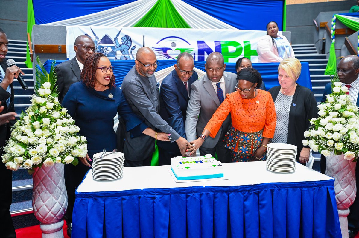 NPHIKenya's tweet photo. 𝙏𝙝𝙚 𝙆𝙉𝙋𝙃𝙄 𝙞𝙨 𝙤𝙛𝙛𝙞𝙘𝙞𝙖𝙡𝙡𝙮 𝙡𝙖𝙪𝙣𝙘𝙝𝙚𝙙

The landmark milestone was presided over by the Health CS Hon Aden Duale at KICC.

The Institute becomes a fully functional,autonomous public health entity with the ability to manage public health functions effectively https://t.co/w0W3NUkr2l