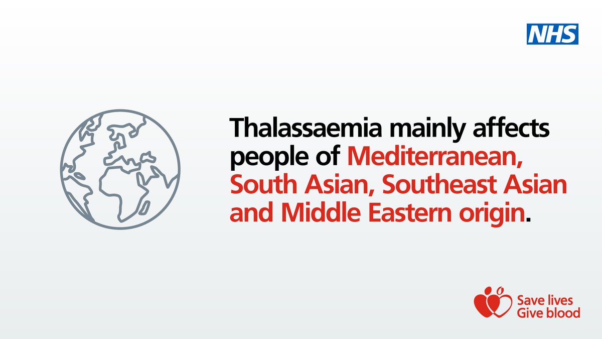 It’s #WorldThalassaemiaDay 🩸

We’re sharing some key facts today to help raise awareness of this rare genetic blood disorder.

Many people living with the condition need regular blood transfusions throughout their lives.

Your donations can make a real difference. ❤️