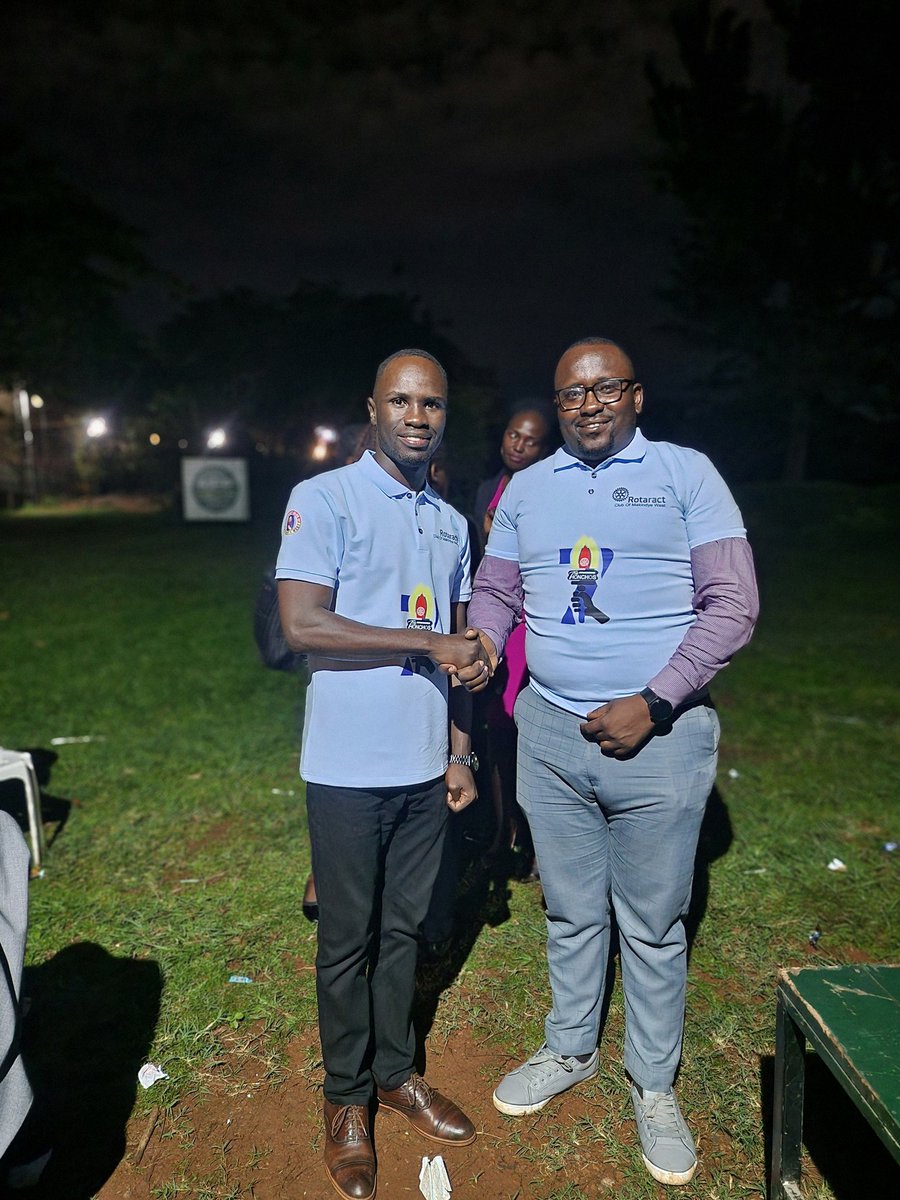 Mayombwe Steven (@smayombwe) on Twitter photo A heartfelt thank you to President <a href="/Bugembe_/">Steven Bugembe</a> for the kind recognition of my role as Acting President while he represented us at the 100th DCA <a href="/Rotary9214dca/">Rotary D9214 DCA</a> in Dar es Salaam and for the thoughtful gift from Tanzania! Honored to serve the Honchos <a href="/RCTmakindyeWest/">Rotaract Makindye West</a>
#HonchosAt7 A heartfelt thank you to President <a href="/Bugembe_/">Steven Bugembe</a> for the kind recognition of my role as Acting President while he represented us at the 100th DCA <a href="/Rotary9214dca/">Rotary D9214 DCA</a> in Dar es Salaam and for the thoughtful gift from Tanzania! Honored to serve the Honchos <a href="/RCTmakindyeWest/">Rotaract Makindye West</a>
#HonchosAt7