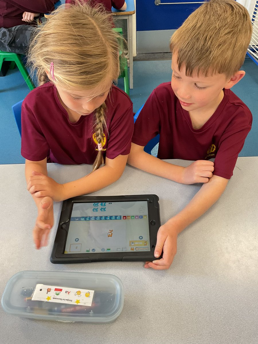 We have started to learn how to use Scratch Jr in Computing. We had a lot of fun making the sprite move by using the commands on the programming blocks. #pdacomputing