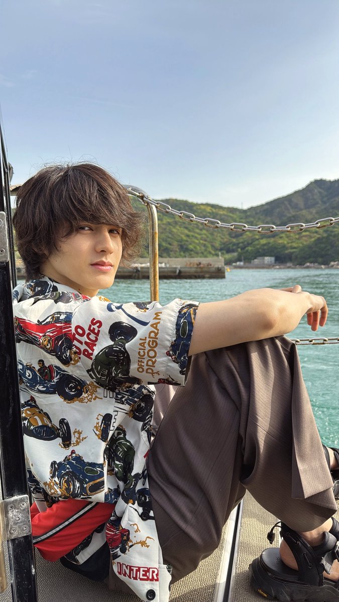 旅行ー✈️ サウナ後だから髪ボサボサ