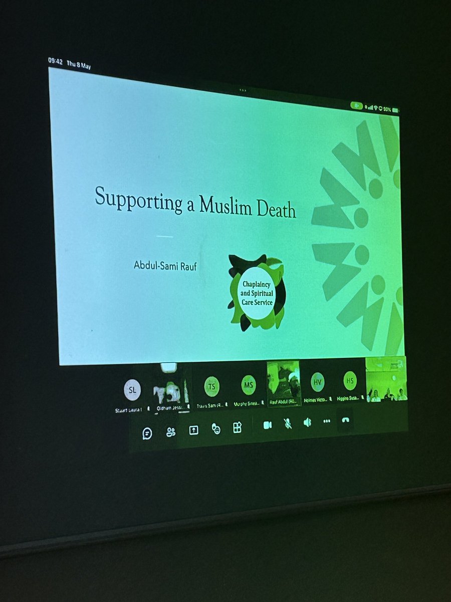 As part of #DyingMattersWeek2025 the Team have been listening to Abdul-Sami Rauf talking to us about how to Support a Muslim Death, helping us to understand and support #TheCultureOfDyingMatters in Muslim faith.