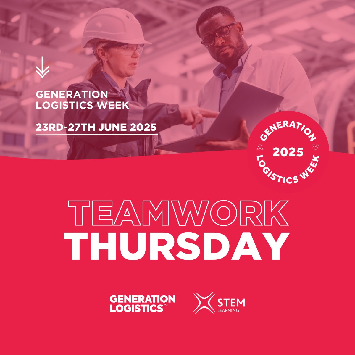 STEM Learning (@stemlearninguk) on Twitter photo Let's work together!
Teamwork Thursday for <a href="/Gen_Logistics/">Generation Logistics</a> Week #GLW25 allows students to see the celebration of the diversity of skills, people and roles driving collaboration and innovation in teams across the world of logistics.
Book now π bit.ly/3GAxnrc Let's work together!
Teamwork Thursday for <a href="/Gen_Logistics/">Generation Logistics</a> Week #GLW25 allows students to see the celebration of the diversity of skills, people and roles driving collaboration and innovation in teams across the world of logistics.
Book now π bit.ly/3GAxnrc