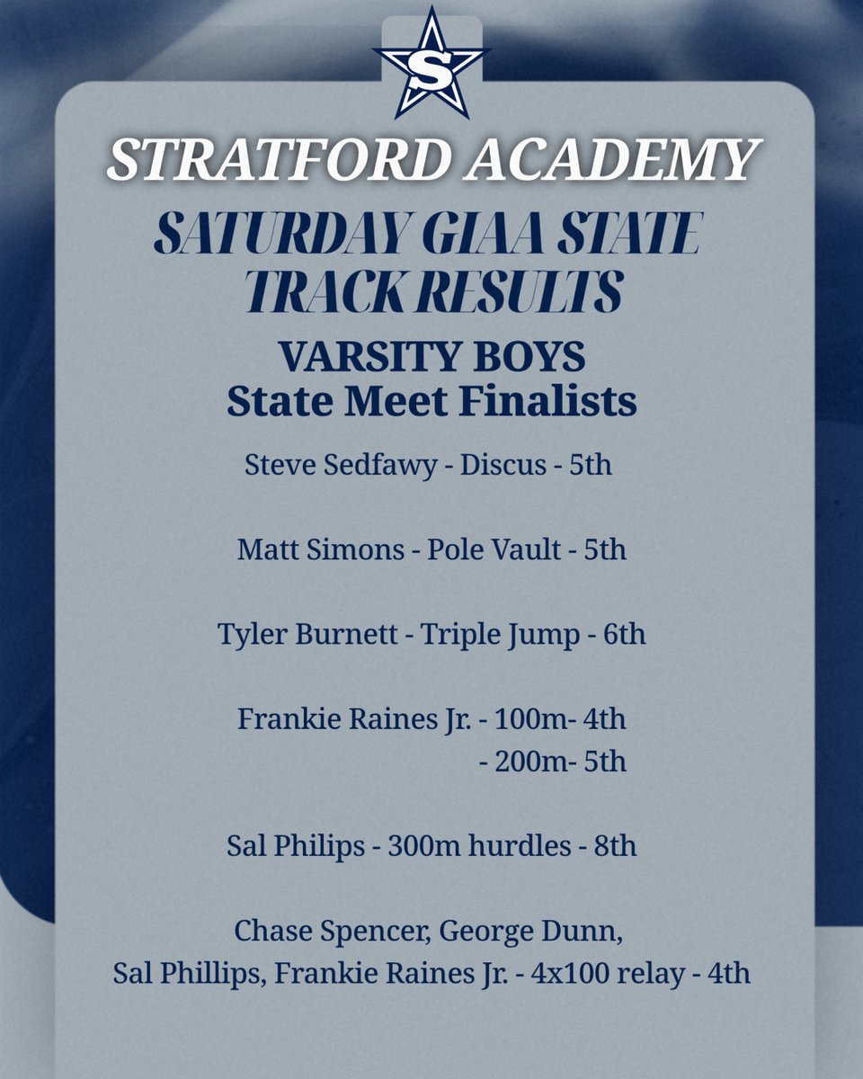 #stratfordtrack
