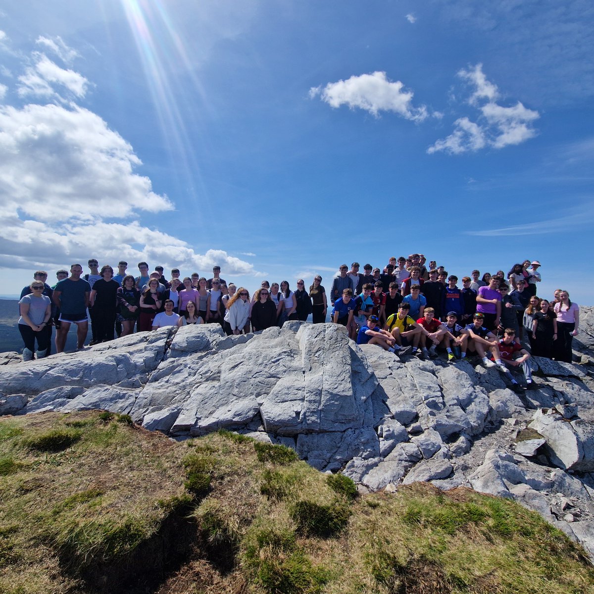 The 5th years had a brilliant day climbing Diamond Hill on Wednesday. Thanks to Mr Hanly for organising and to all of the teachers who accompanied the students!